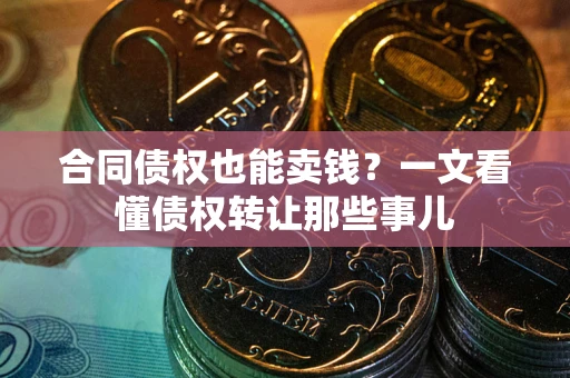 北京合同债权也能卖钱？一文看懂债权转让那些事儿
