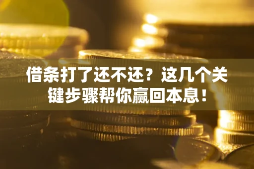 北京借条打了还不还？这几个关键步骤帮你赢回本息！