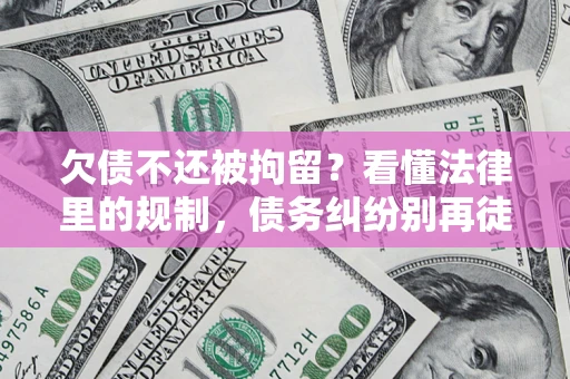 北京欠债不还被拘留？看懂法律里的规制，债务纠纷别再徒劳奔波