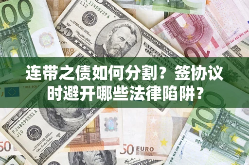 北京连带之债如何分割？签协议时避开哪些法律陷阱？