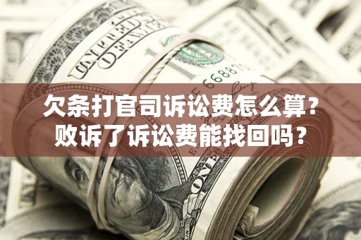 北京欠条打官司诉讼费怎么算？败诉了诉讼费能找回吗？