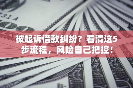 北京被起诉借款纠纷？看清这5步流程，风险自己把控！