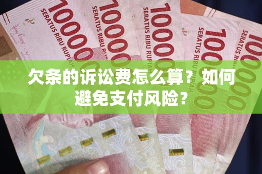 北京欠条的诉讼费怎么算？如何避免支付风险？