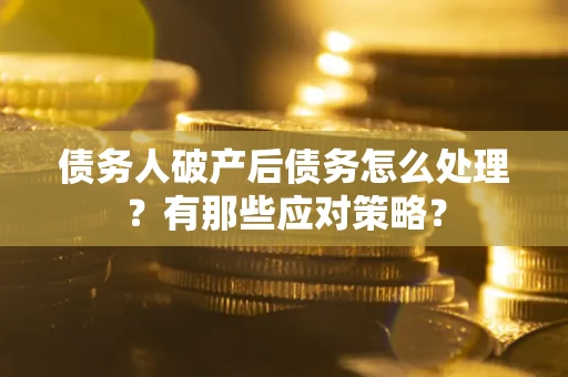 北京债务人破产后债务怎么处理？有那些应对策略？